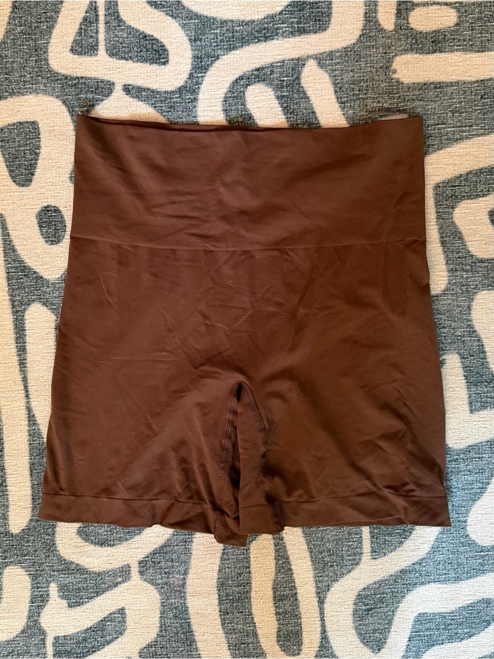 SKIMS High-Waist Seamless Bike Shorts in Brown